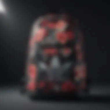 Versatile Design Angles Different angles showcasing the versatility of the Adidas floral backpack