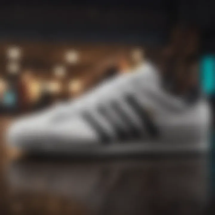 A collage of various styles of Adidas Shell Top shoes