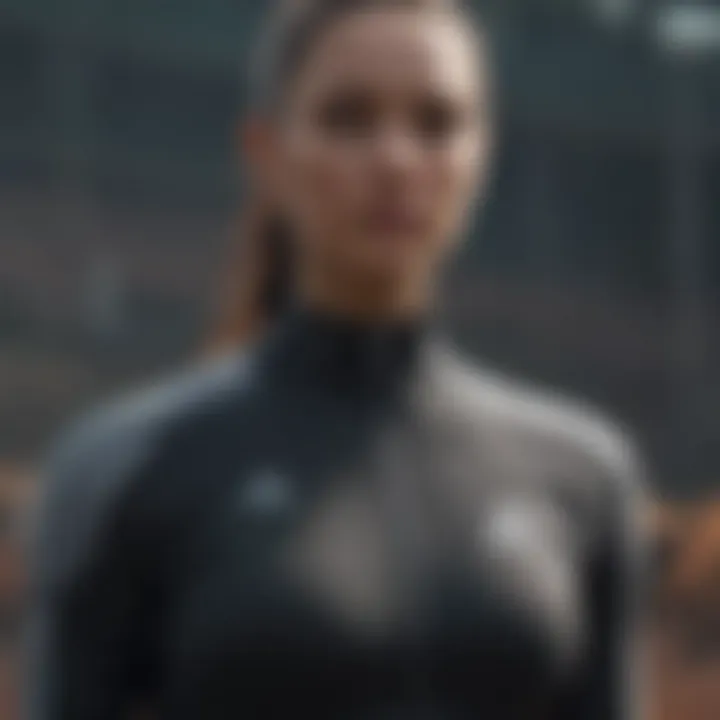 Trendy athletes wearing Adidas gear