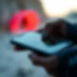 A close-up view of a hydration tracking app on a smartphone screen.