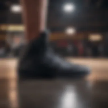 Ankle Support Essentials for Players A side view highlighting the ankle support of advanced basketball shoes.