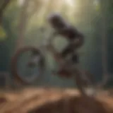 High-performance BMX bike ready for dirt jumps