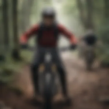 Group of riders enjoying an eMTB adventure