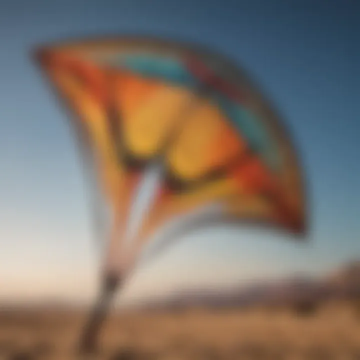 Close-up of Cabrinha kite technology showcasing intricate design and materials.