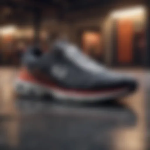 Close-up of the Champion Rally Slip-On Athletic Shoe showcasing its stylish design