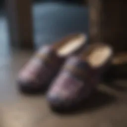 Chic design of Champion slippers showcasing stylish patterns