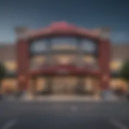 Exterior view of Cherry Hill Mall showcasing its architectural design and entrance.