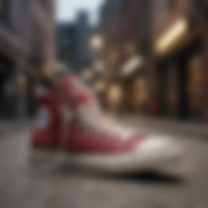 Cultural impact of the Chuck Taylor Street Mid displayed in various environments