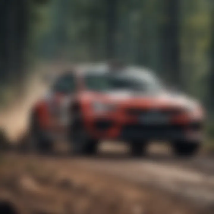 Impact of suspension tuning on rally car dynamics