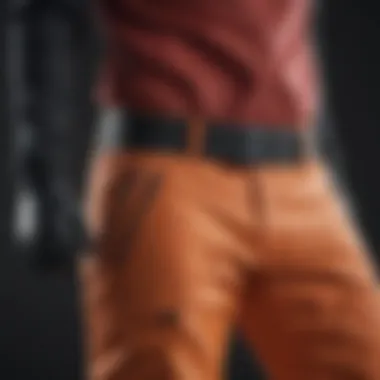 Innovative Fabric Technology in Airblaster Snowpants Detailed view of Airblaster snowpants showcasing the fabric technology
