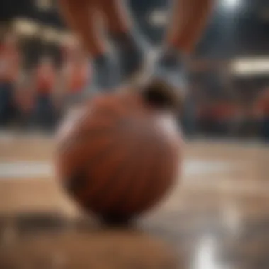 Importance of Footwork Illustration of footwork in ball handling