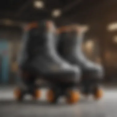 Skating Shoes with Protective Elements Skating shoes with safety features highlighted