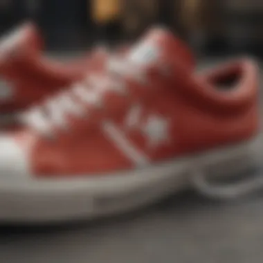 Performance Features of the Converse One Star Low A close-up of the Converse One Star Low emphasizing its performance features