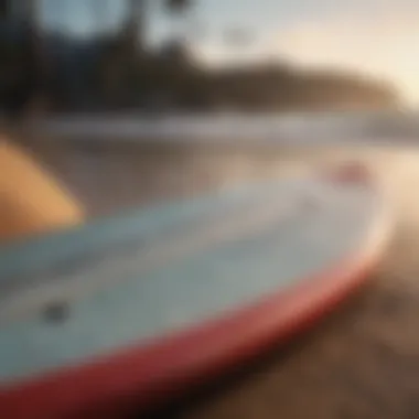 Creative Customization of Surfboards Customized surfboard showcasing unique design elements.