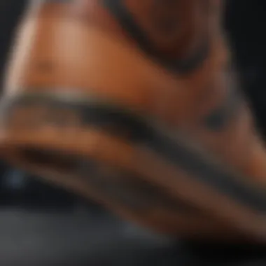 Close-up of the DC Stag Black Gum's sole