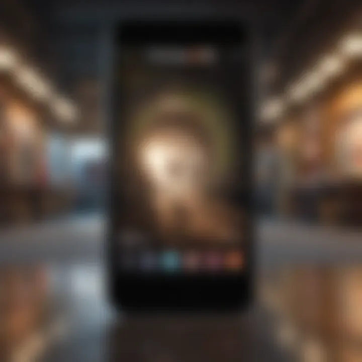 Coupon on a smartphone screen