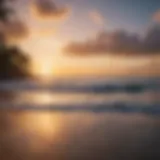 Breathtaking view of Tumon Bay at sunset