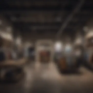 Sustainable Fashion Retail Space A beautifully designed clothing store interior showcasing sustainable fashion.