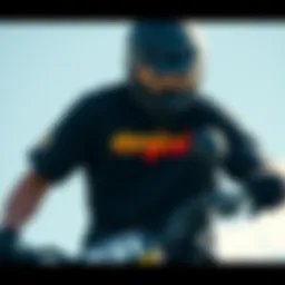 Enjoi t-shirt worn during extreme sports activity