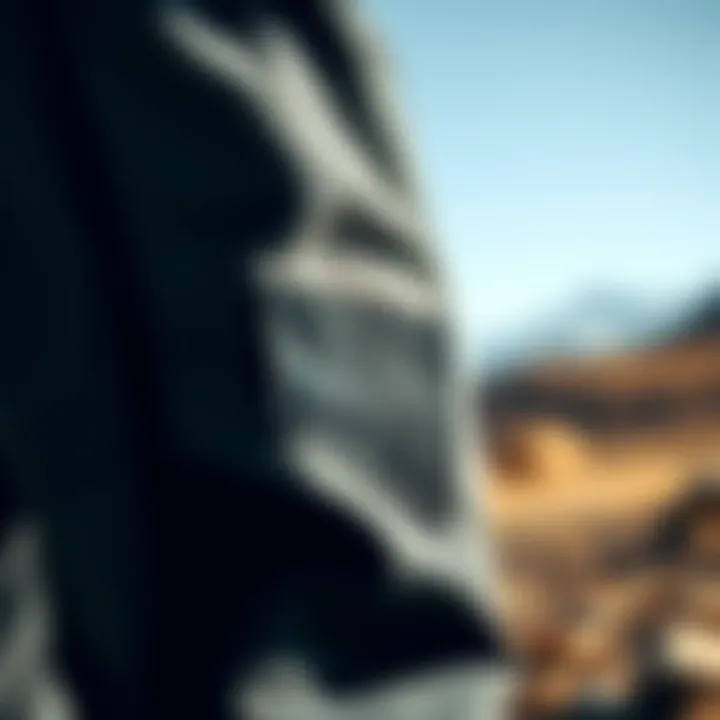 Design Features of EPTM Sweat Pants Close-up of EPTM sweat pants showcasing their design details and fabric