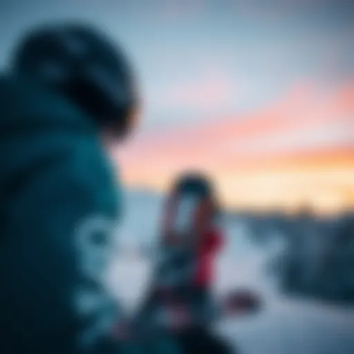 Selection of snowboarding gear