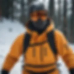Durable fabric showcasing advanced waterproof technology