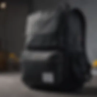 Interior compartments of the Herschel Pop Quiz Backpack highlighting storage capabilities