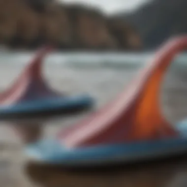 Essential Fins for Optimal Performance Close-up of bodyboarding fins