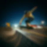 Dynamic skateboarding scene showcasing extreme sports culture