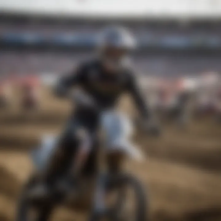 Enthusiastic crowd enjoying the Daytona Beach Supercross event