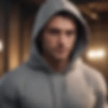 Hoodie as Activewear in Sports Athletic individual wearing a grey hoodie during a sport activity