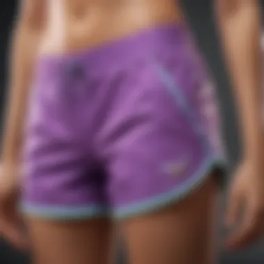 Vibrant Collection of Sweat Shorts A vibrant collection of female sweat shorts reflecting current fashion trends