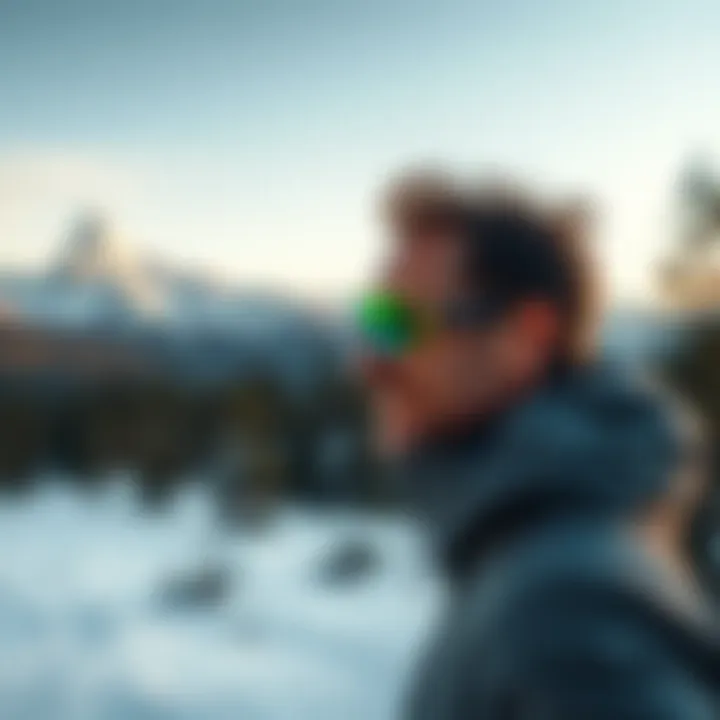 A serene landscape showcasing the clarity provided by grey green sunglasses