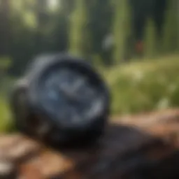 G-Shock watch showcasing rugged design in outdoor setting