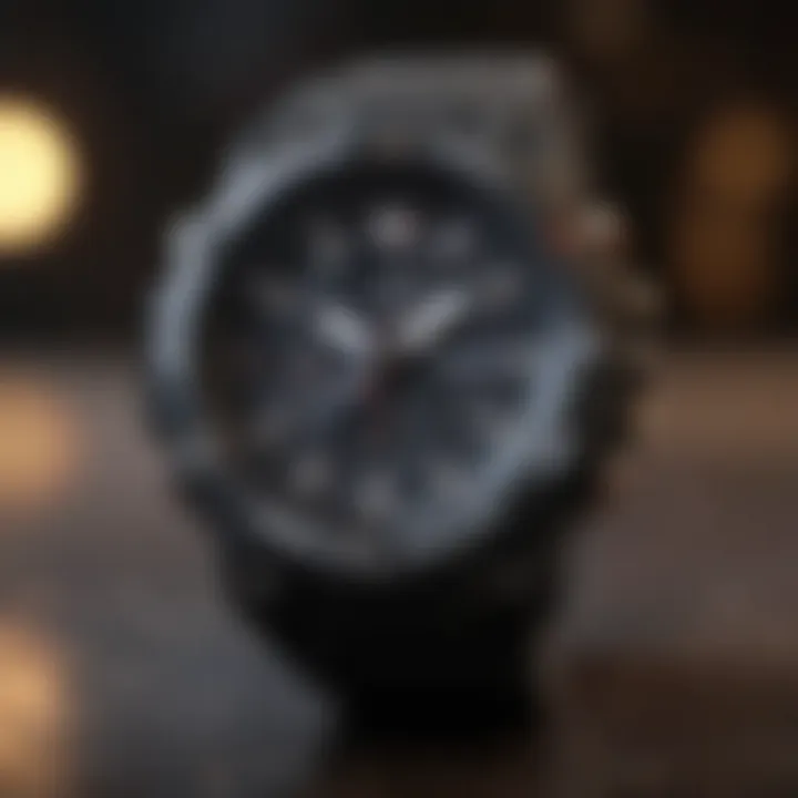 Close-up of G-Shock features highlighting technology and durability