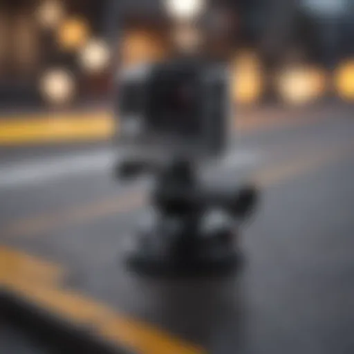 Various types of GoPro mounts suitable for longboards