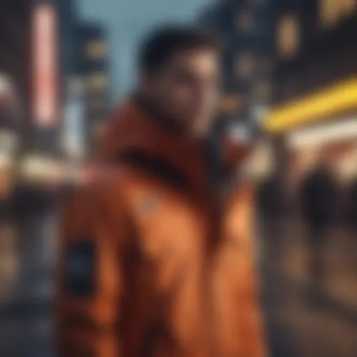 Sophisticated urban outerwear showcasing modern design elements