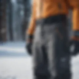 Stylish snow pants designed for winter sports