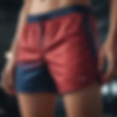 Collection of multi-colored Nike shorts in various styles