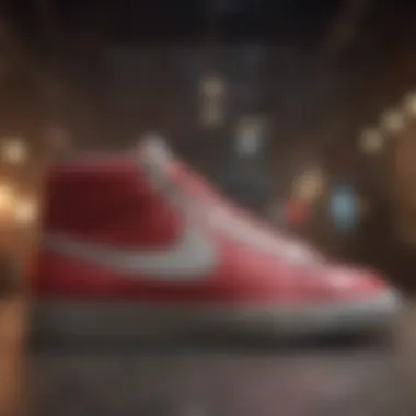 Collection of Nike Blazers in various colors and materials