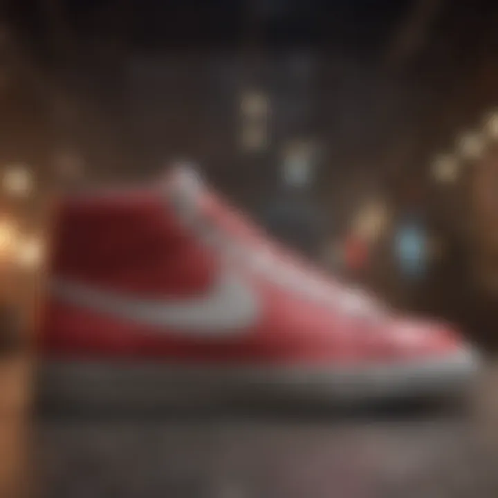 Collection of Nike Blazers in various colors and materials