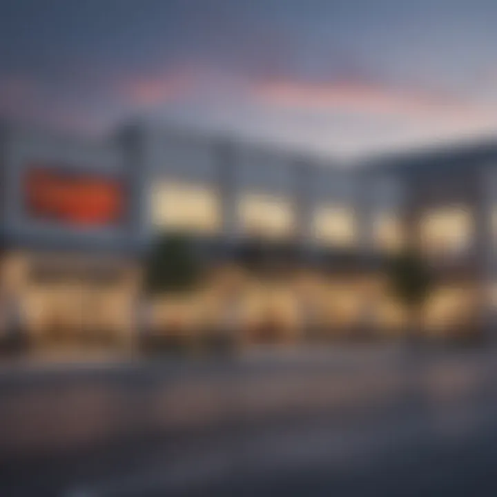 Vibrant exterior view of North Georgia Outlet Mall showcasing its modern architecture.