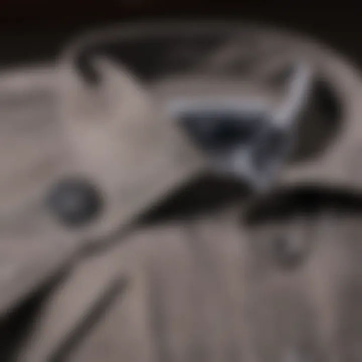 An assortment of materials used in novelty button down shirts