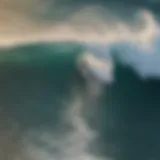 Aerial view of Oahu's iconic North Shore waves