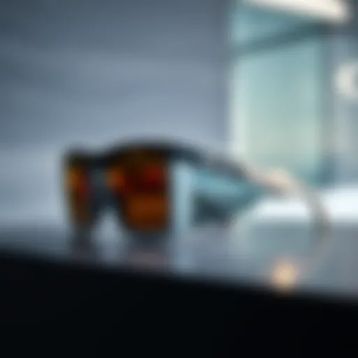 Sleek Oakley Holbrook XL sunglasses on display