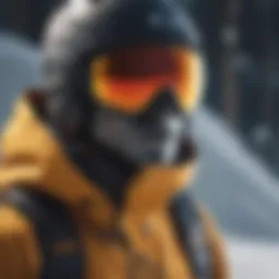 High-performance Oakley snowboarding jacket showcasing innovative design and technology