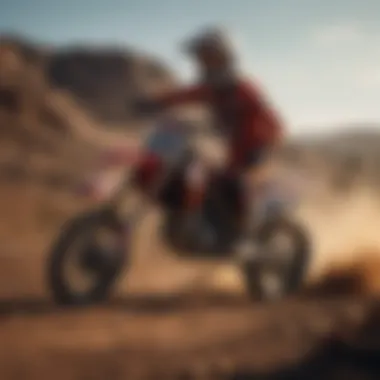Building a Standout Portfolio A well-curated portfolio showcasing stunning motocross images.