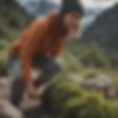 Stylish outdoor outfits featuring Patagonia Baggies in action