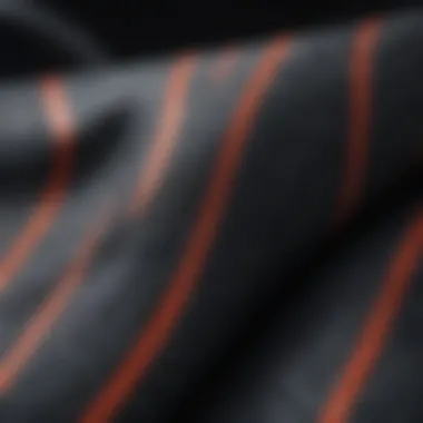 Close-up of advanced fabric technology used in board shorts