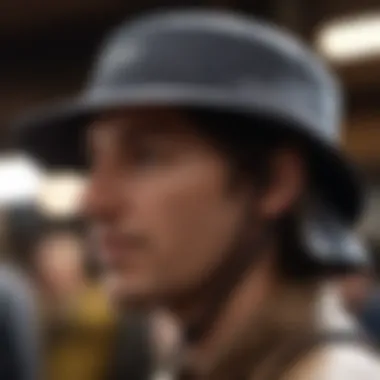 Cultural Significance of Bucket Hats Through Time Artistic representation of the cultural significance of bucket hats over time